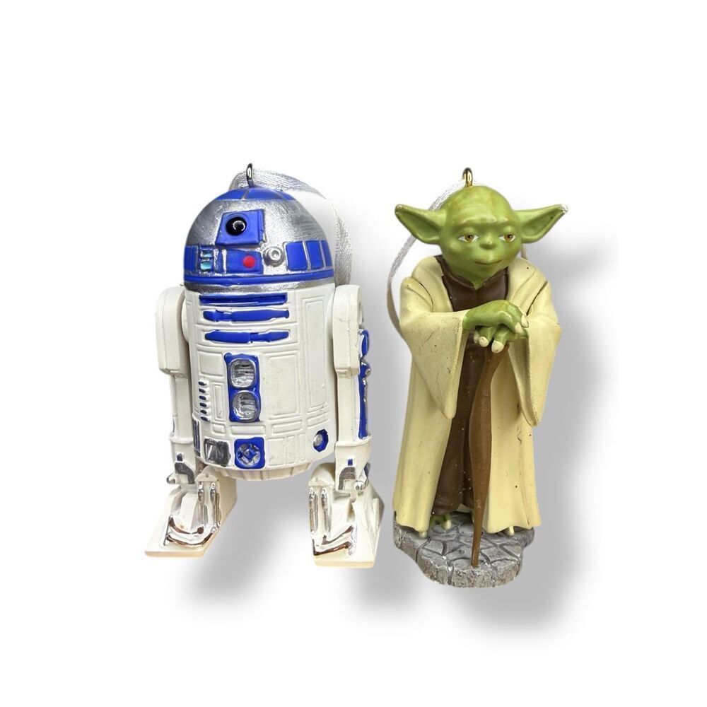 Star Wars Official LFL Christmas Ornaments R2-D2 & Yoda